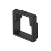 Élvédő gyűrű (KSR 30030, LKM 30030 csatornához) kábelvezető csatorna-hoz 32mm x 31mm x 11mm x műanyag fekete LKM KSR30030 OBO-BETTERMANN