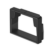 Élvédő gyűrű (KSR 40060, LKM 40060 csatornához) kábelvezető csatorna-hoz 63mm x 45mm x 18mm x műanyag fekete LKM KSR40060 OBO-BETTERMANN