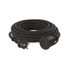 Lengő hosszabbító kábel 3x2.5mm2 10m x SCHUKO dugó egyenes SCHUKO lengő anya 16A 250V EMOS