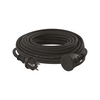 Flexo kültéri csapófedeles H07RN-F3G 3x 1.5mm2 20m x SCHUKO dugó egyenes SCHUKO lengő anya EMOS