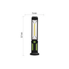 LED szerelőlámpa mágneses Li-ion 2000mAh 3,7V DC + töltő (AC és DC) 500lm IP43 EMOS