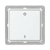EnOcean fali kapcsoló világítás tápmentes I/O fehér 2csat. RF EasySens2-csatorna Jung Thermokon