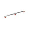 EPH-sín 20xM10 V2A-csavar szigetelt nemesacél V2A fix 40mm x 5mm x 700mm x EPH J.PRÖPSTER