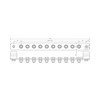 EPH-sín fedél nélkül szigetelt réz fix 40mm x 60mm x 435mm x PAS I 10AP M10 CU DEHN