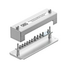 EPH-sín sárgaréz fix 120mm x 83mm x 348mm burkolattal 1810 OBO-BETTERMANN