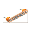 EPH-sín BigBar szigetelt réz fix 40mm x 5mm x 343.5mm csak kapocs 1802 8 CU OBO-BETTERMANN