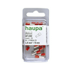 Érvéghüvely SmallPack (25db) szigetelt normál 1mm2 8mm-hüvelyhossz piros 270804/25 Haupa