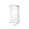 Fedél csavarral tömítéssel teli 300mm x 600mm x műanyag Mi 0401 FED Hensel