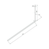 Felfogórúd mindkét végén éltompított 1000mm-hossz 10.0mm-átmérő FSP 10 1000 W55 AL DEHN