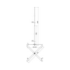 Felfogórúd fémtetőhöz 2000mm 10.0-16.0mm-átmérő kezeletlen FS 16 10 2000 MD AL V2A DEHN