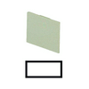 Felirati tábla vezérlőelemhez üres üres-szimbólummal ezüst négyszögletes-forma 02SQ25 EATON