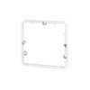 Ráépítőkeret 24W négyszög mélysugárzóhoz fehér alumínium 220mm 220mm x 44mm x LED line