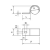 Fém bilincs félköríves nehéz kivitel 1-kábel/cső 12mm-átmérő egyrészes 822 12 FT OBO-BETTERMANN