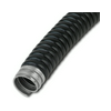 Fém gégecső 25m 36mm/ 29.2mm-átmérő acél PVC-köpennyel fekete MVK DE331S 29 Dietzel