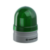Fényjelző villanó EVS d62x85mm LED 230V AC falonkívüli zöld műanyag IP66 Mini TwinFLASH WERMA