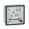 Feszültségmérő analóg táblaműszer 0-120V AC 1.5-osztály 72mm x 72mm TRACON