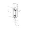 Vak ellendarab standard 20.5x60,5x14mm bal-jobb/DIN 3500N  Assa Abloy