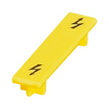 Figyelmeztető tábla csavaros sorkapocshoz sárga 6.2mm x 25.2mm x műanyag Linergy TR Schneider