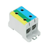 Fővezetéki leágazókapocs 245A/400VAC  2x2x16-95mm2 AL/Cu kék-zöld/sárga 1P 95mm2 TRACON