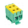 Fővezetéki leágazókapocs 160A/400VAC 2x2x2,5-50mm2 Al/Cu zöld/sárga 2P 50mm2 TRACON
