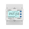 Sorolható fogyasztásmérő 3F LCD MID TRMS áramváltós 100A elektronikus 100-289V 173-500V/ 3/4-vezetékes B-osztály 4M NMID LUMEL