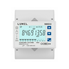 Sorolható fogyasztásmérő 3F LCD MID TRMS Modbus áramváltós 100A elektronikus 100-289V 173-500V/ 3/4-vezetékes B-osztály 4M NMID LUMEL