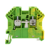 Földelő sorkapocs TS35 1-szintes 0,2-4mm2 zöld-sárga csavaros csavaros SSL 4/2A GNYE CONTA-CLIP