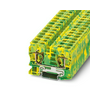 Földelő sorkapocs 1-szintes 0,25-10mm2 zöld/sárga TS35 rugószorításos ST 10-PE PHOENIX CONTACT