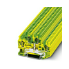 Földelő sorkapocs TS35 2-szintes 0.14-2.5mm2 zöld-sárga STTB 2,5-PE PHOENIX CONTACT