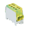 Fővezetéki leágazókapocs 125A/400VAC 2x2x2,5-35mm2 Al/Cu zöld/sárga 1P 35mm2 TRACON