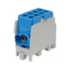 Fővezetéki leágazókapocs 130/100A Cu/Al csavaros kék 2x25+2x25mm2 1P 25mm2 HLAK 25-1/2/25 M2 Pollmann