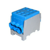 Fővezetéki leágazókapocs 150/125A Cu/Al csavaros kék 2x35+4x25mm2  HLAK 35-1/4 M2 Pollmann