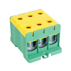 Fővezetéki leágazókapocs 320A/400VAC 3x3x35-150mm2 Al/Cu zöld/sárga 3P 150mm2  FLEAL-150/ZS TRACON