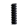 Spirálcső felexibilis 30m 10mm-átmérő PVC 320N-nyomásálló fekete  UV-álló Diflex GEWISS