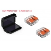 Géltechnológiás kötődoboz +2xWago221-413 1kV IPX8 gél 6x 0,2-4mm2 / Easy-Protect 323 Cellpack