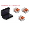Géltechnológiás kötődoboz +3xWago221-412 1kV IPX8 gél 6x 0,2-4mm2 / Easy-Protect 332 Cellpack