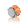 Gipszkarton kötődoboz gumis 1-es kerek 68mm-átmérő narancs műanyag csavarral E2700 F-TRONIC