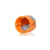 Gipszkarton kötődoboz gumis 1-es kerek 68mm-átmérő műanyag narancs csavarral E3700 F-TRONIC