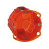 Gipszkarton szerelvénydoboz 1-es kerek 72mm 72mmx 67mm-átmérő narancs műanyag BatiBox LEGRAND