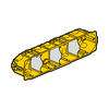 Gipszkarton szerelvénydoboz gumis 4-es ovális 284mmx 73mmx 67mm-átmérő sárga Batibox LEGRAND