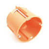 Gipszkarton szerelvénydoboz mély 1-es kerek 65mm-átmérő narancs műanyag csavarral HWAD 65 Dietzel