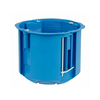 Gipszkarton szerelvénydoboz mély 1-es kerek 68mmx 68mmx 65mm-átmérő kék műanyag PV60D SIMET
