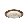 LED mennyezeti lámpatest borostyán-kerettel falonkívüli 1x 12W 220-240V AC 1040lm Tabasco Globo