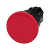 Gomba nyomófej műanyag d22 40mm-fej piros visszaugró SIRIUS ACT SIEMENS