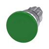 Gomba nyomófej fém d22 40mm-fej zöld visszaugró SIRIUS ACT SIEMENS