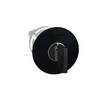 Gomba nyomófej d22 40mm fekete/fehér reteszelt kulcs-nyugtázás Harmony XB4 Schneider