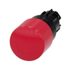Vészgomba nyomófej műanyag d22 33.8mm-fej piros reteszelt fordító nyugtázás SIRIUS ACT SIEMENS