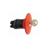Gomba nyomófej d22 vészleállító 60mm piros reteszelt kulcs-nyugtázás Harmony XB5 Schneider