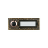 Csengőnyomó panel 38x98x15mm 1-lakás falonkívüli bronz bronz ETA 501 G GROTHE