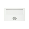 Csengőnyomó panel LED/8-12VADCA 120x80x22mm 1-lakás falonkívüli műanyag ETA 642 LED ws GROTHE